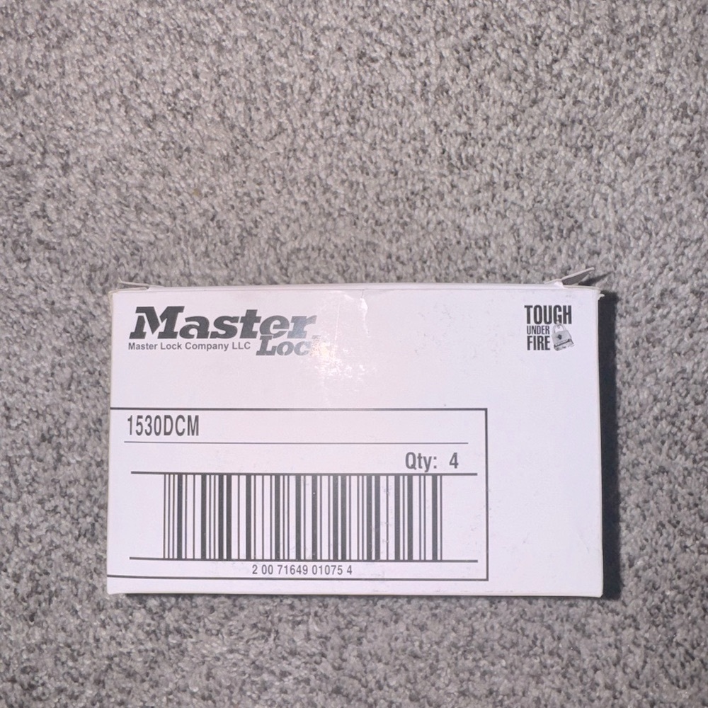 Master Lock Combination Padlock Set - Picture 6 of 6